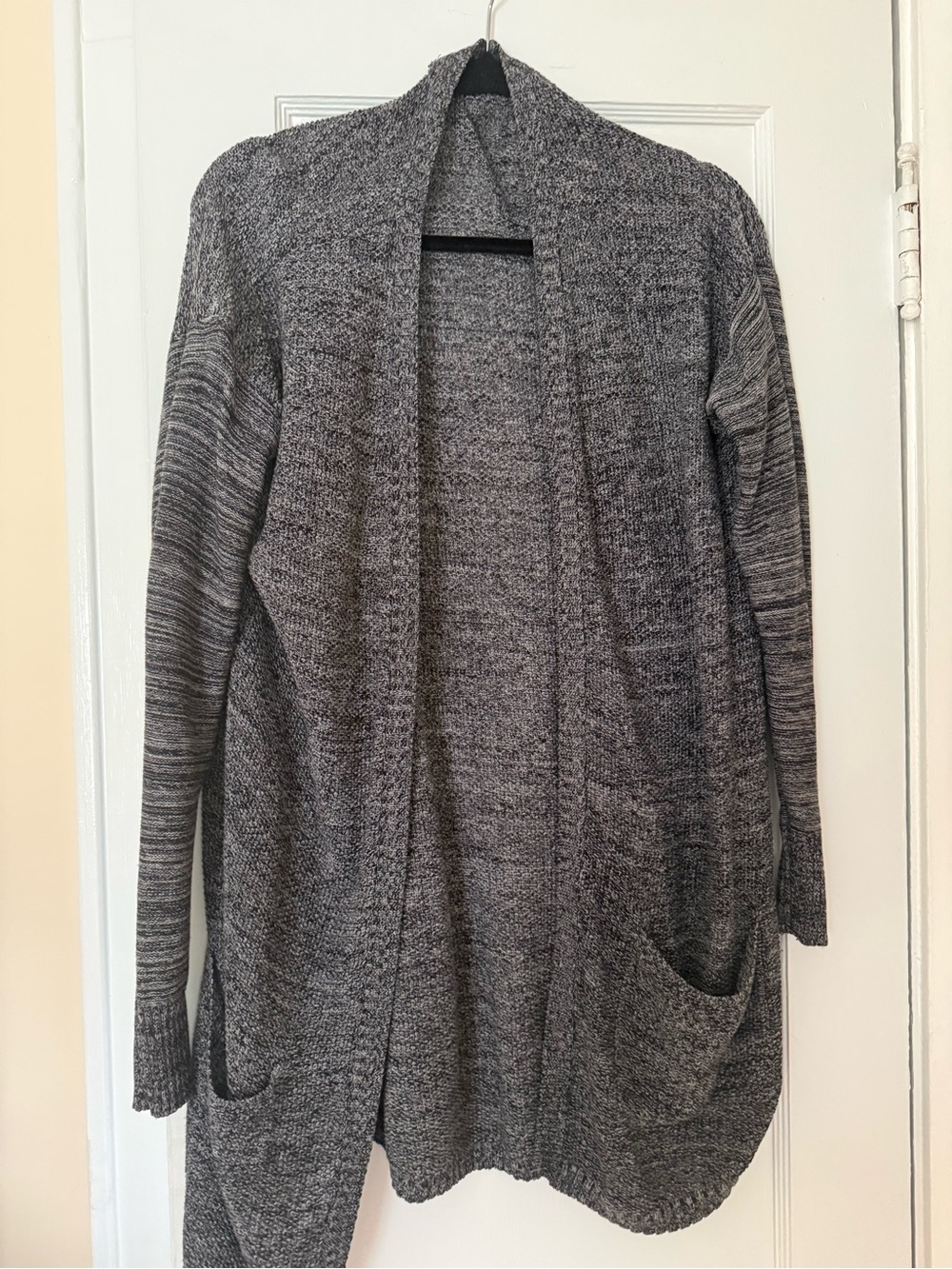 Grey long shawl / cardigan